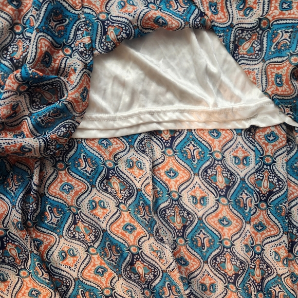 Rue21 Denim and Patterned Strapless Dress - Picture 3 of 16